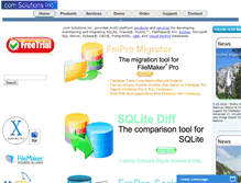 Tablet Screenshot of dotcomsolutionsinc.net